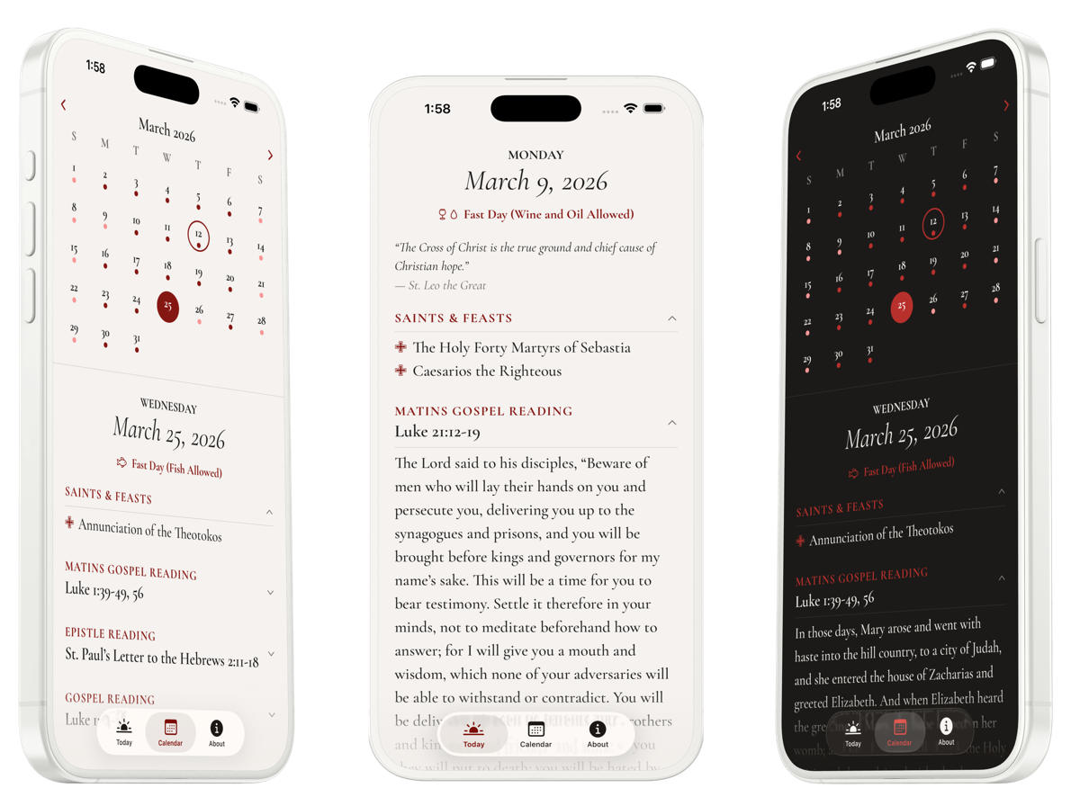 Three phones with kandili screenshots