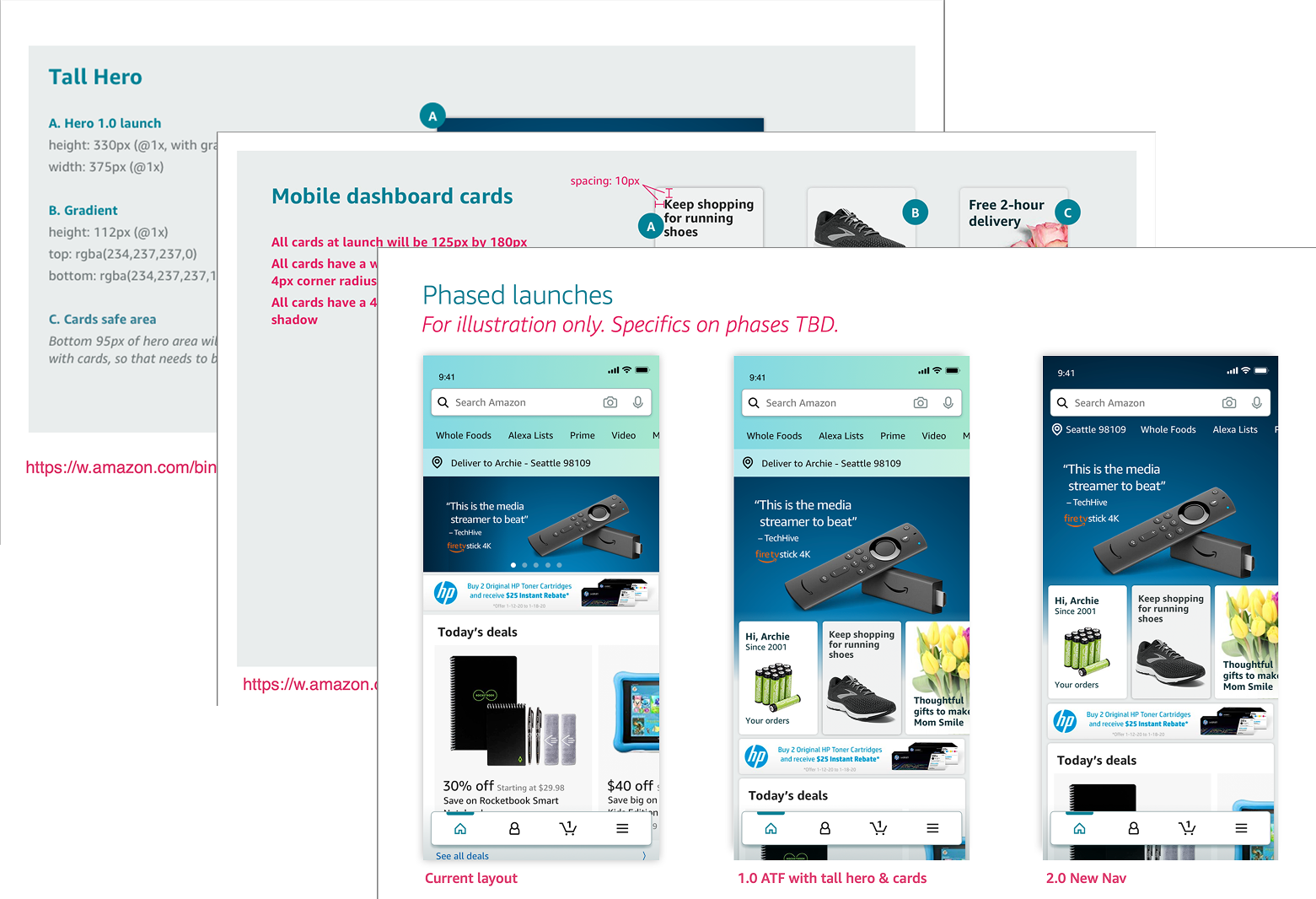 Screenshot of presentations and wiki content for how to develop campaigns on homepage